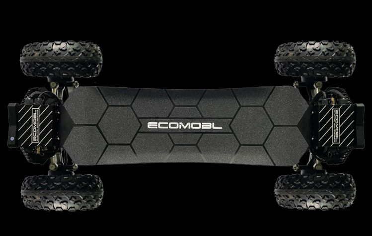 Suspension Electric Skateboard ecomobl m24 pro