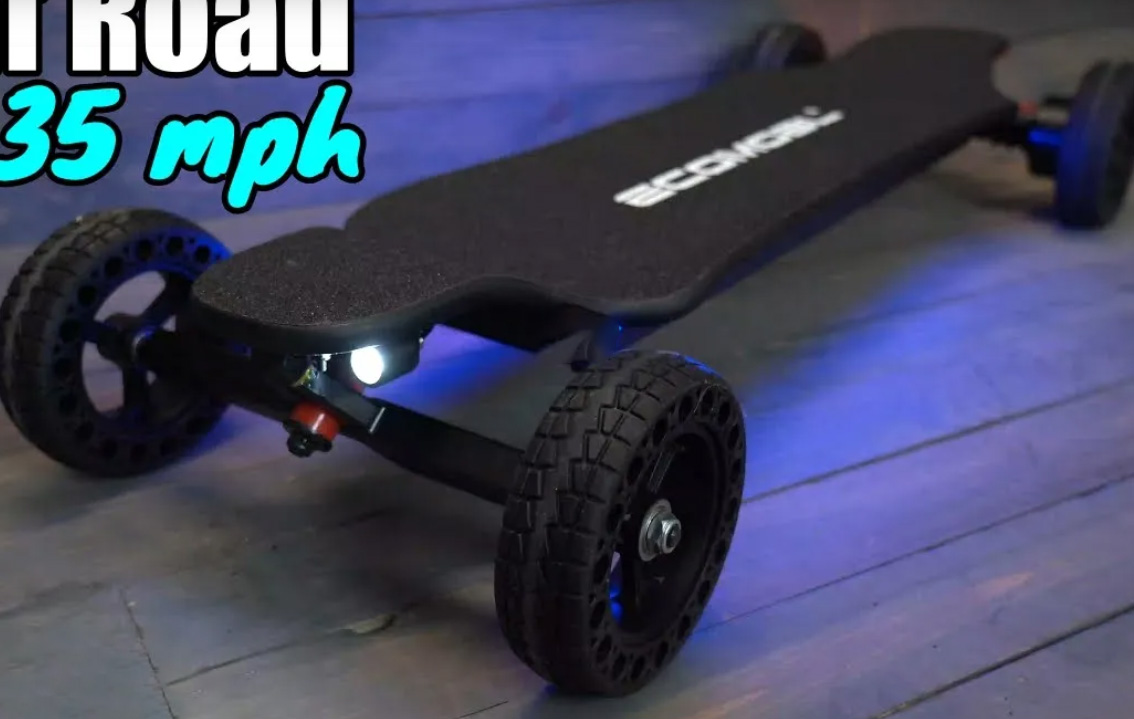 electric skateboard with remote ecomobl et