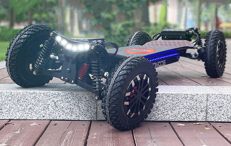 big wheels electric skateboard ecomobl m24 pro