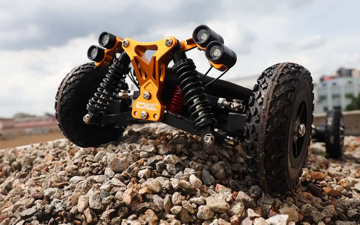 M24 2wd electric skateboard front side