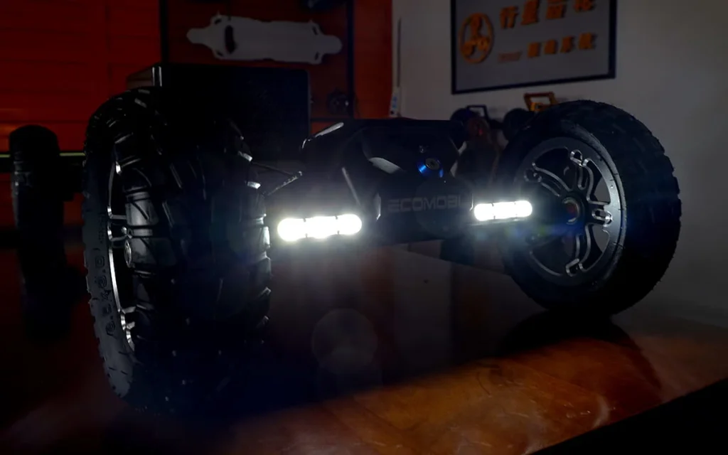 electric skateboards headlights