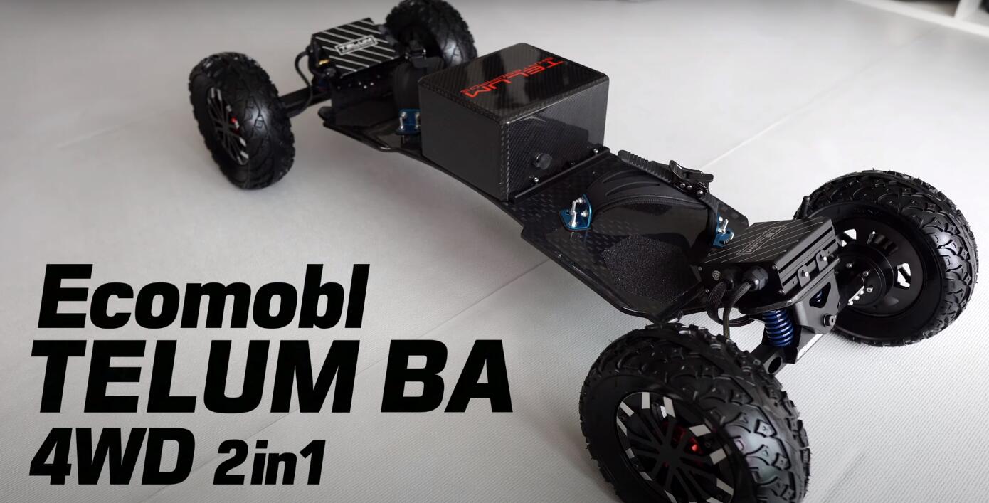 It has a huge presence – “TELUM BA” 14000W/4WD 2in1 E-board