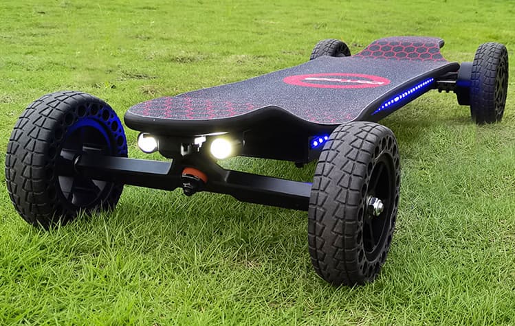 Review of Best Hub Motor Skateboard With Cool Lights