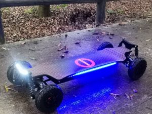 ECOMOBL light-up skateboard