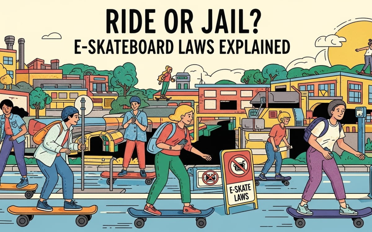 Are Electric Skateboards Legal? E-Boards Legal Laws 2025