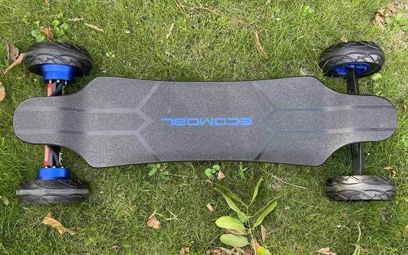 Riding the Ecomobl Electric Longboard in New York’s Central Park