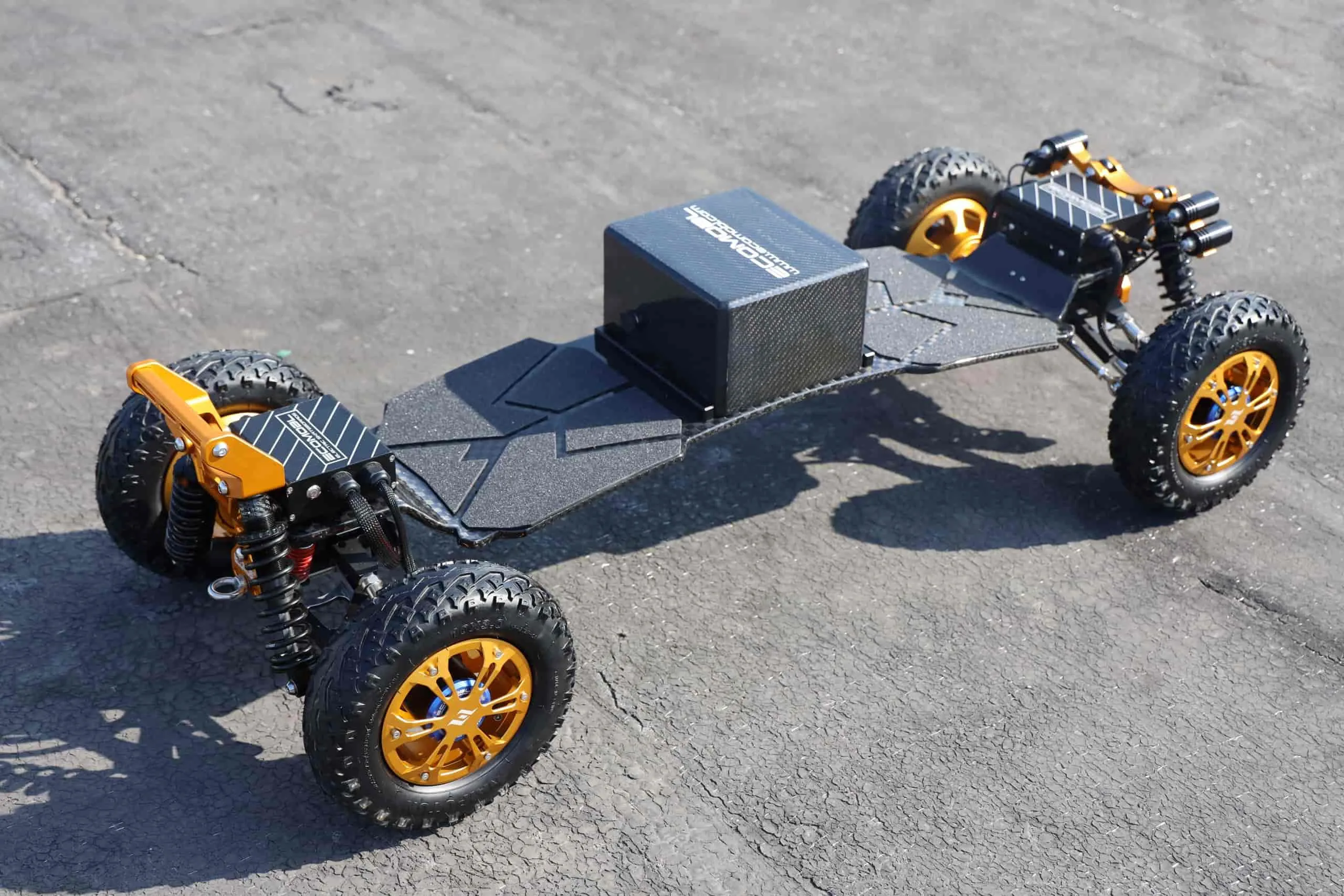 ecomobl hybrid x5 electric mountain board