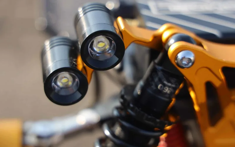 hybrid x5 e-skateboard headlights