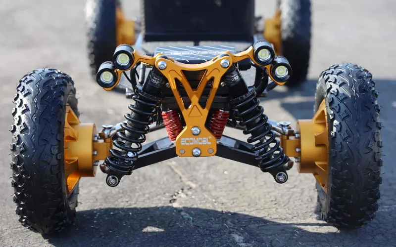 hybrid x5 mountain board suspension system