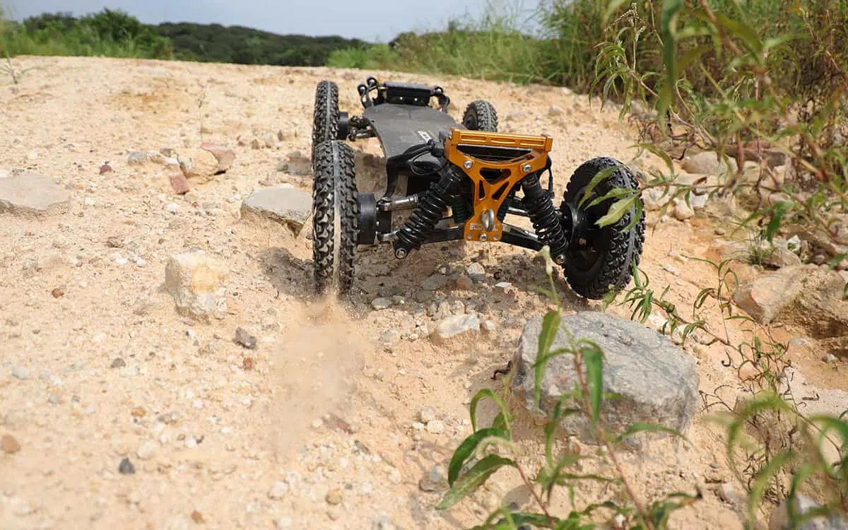 m24 pro on off-road path