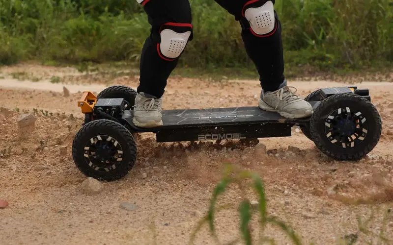 riding m24 pro 4wd on rough path
