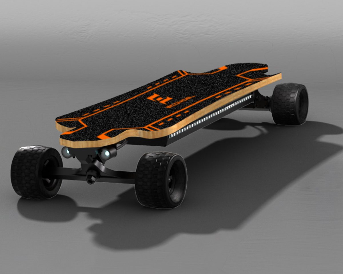 Ecomobl Walker 2WD 12S2P Street Electric Skateboard