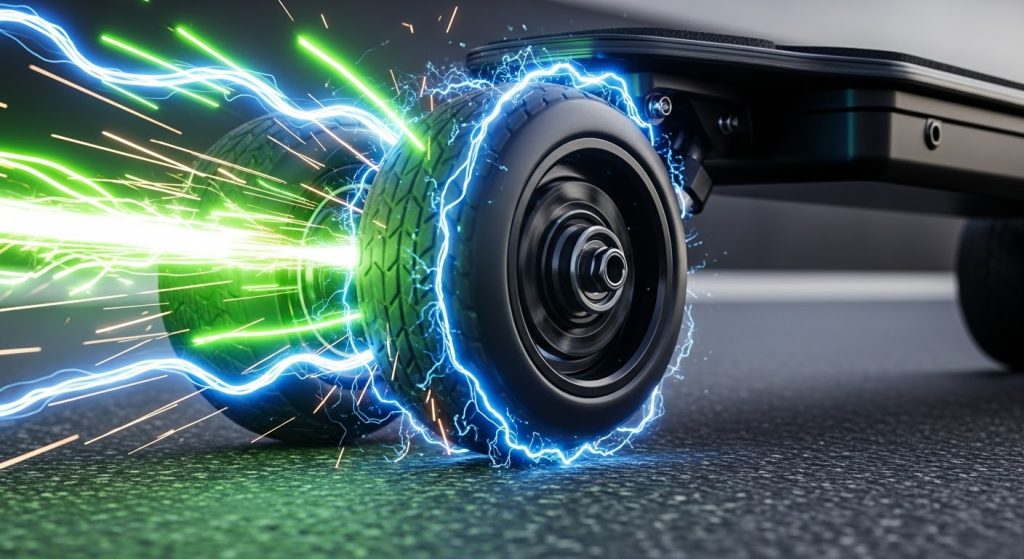 electric skateboard power
