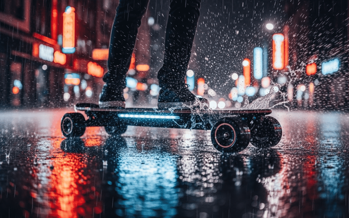 Can You Ride an Electric Skateboard in the Rain? Everything You Need to Know