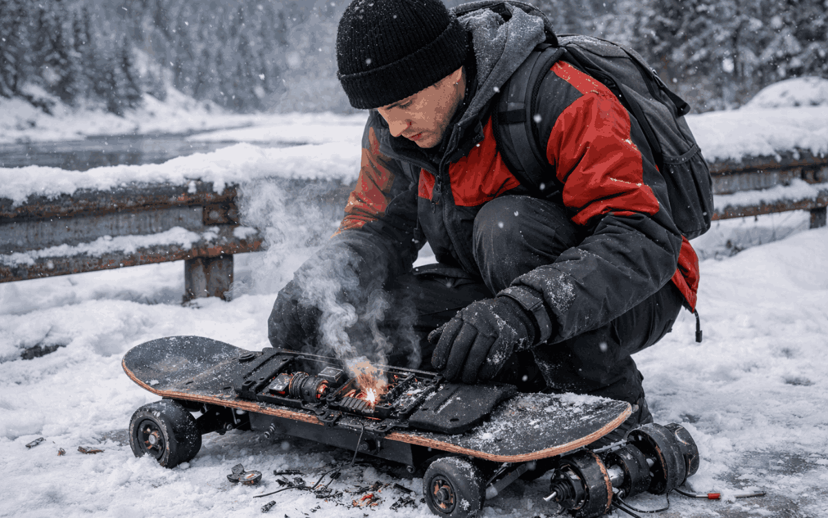 13 Winter Riding Mistakes That Can Damage Your Electric Skateboard