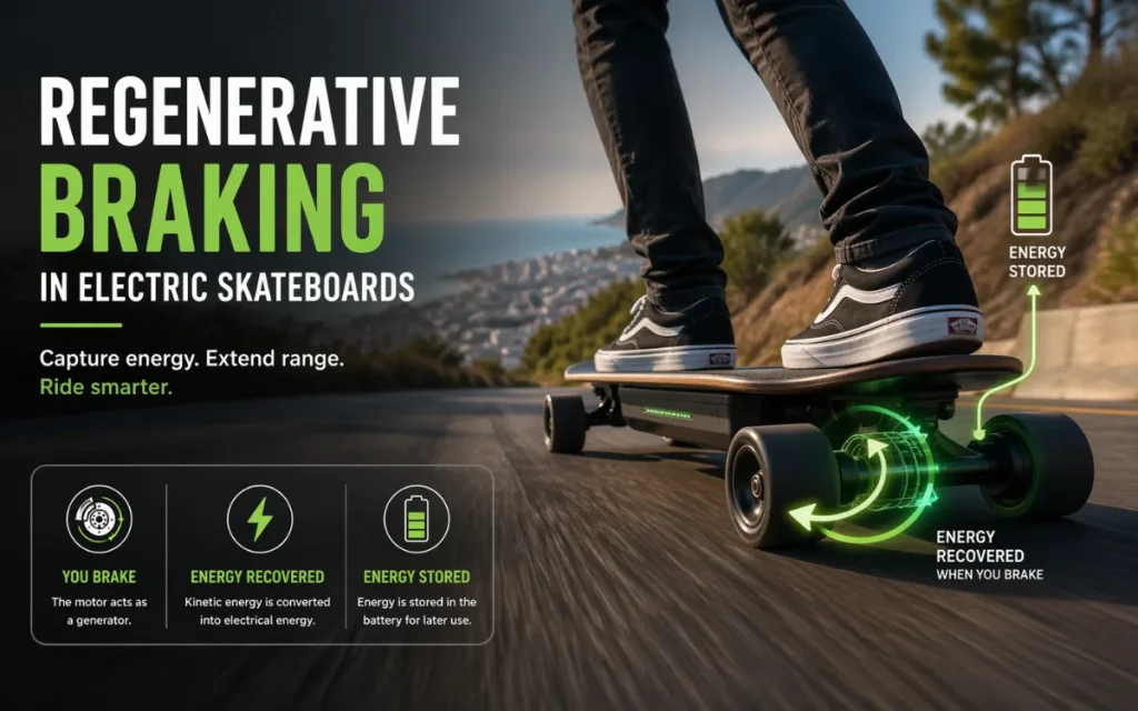 What Is Regenerative Braking in Electric Skateboards