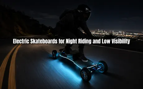 5 Best Electric Skateboards for Night Riding and Low Visibility