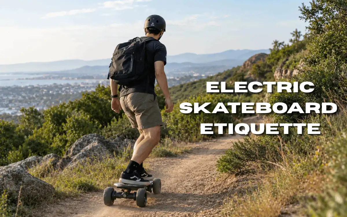Electric Skateboard Etiquette: Sharing Bike Lanes, Sidewalks, and Trails