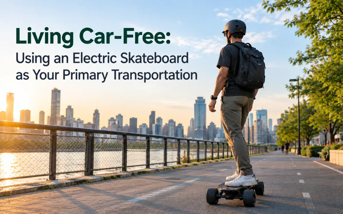 Living Car-Free: Using an Electric Skateboard as Your Primary Transportation